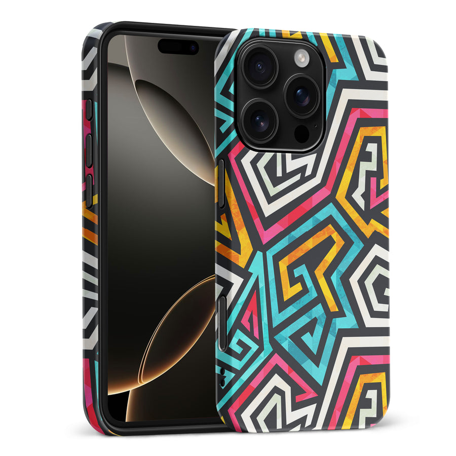 iPhone 16 Pro Max Tribal Graffiti One Phone Case