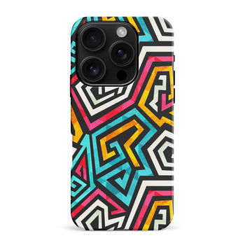 iPhone 16 Pro Max Tribal Graffiti One Phone Case