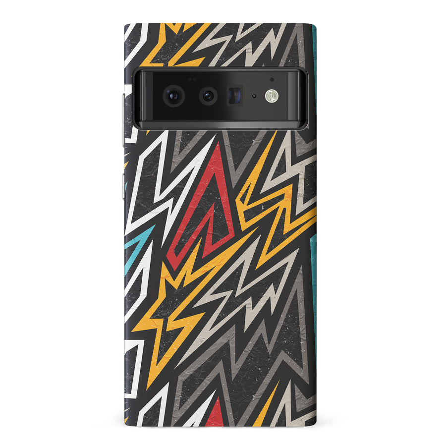 Google Pixel 6 Pro Tribal Graffiti Two Phone Case