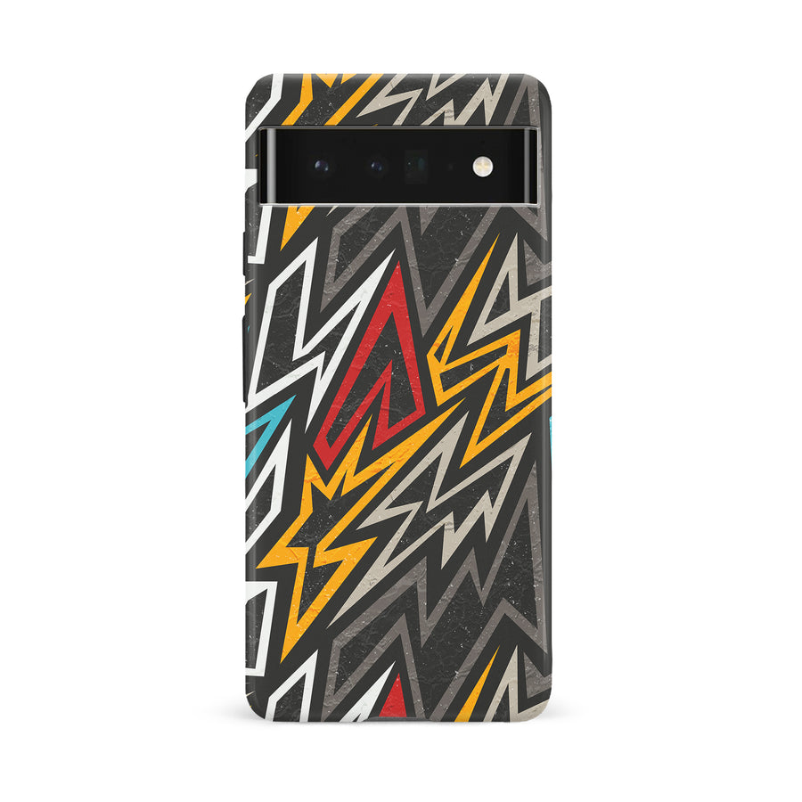 Google Pixel 6A Tribal Graffiti Two Phone Case