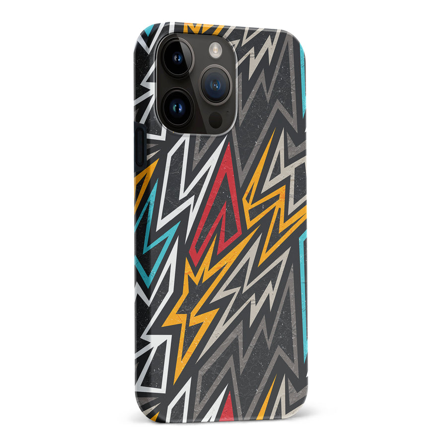 iPhone 15 Pro Max Tribal Graffiti Two Phone Case