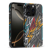 iPhone 16 Pro Max Tribal Graffiti Two Phone Case