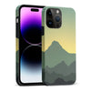 iPhone 15 Pro Max Mountains Silhouettes Phone Case in Green