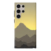 Samsung Galaxy S24 Ultra Mountains Silhouettes Phone Case in Yellow