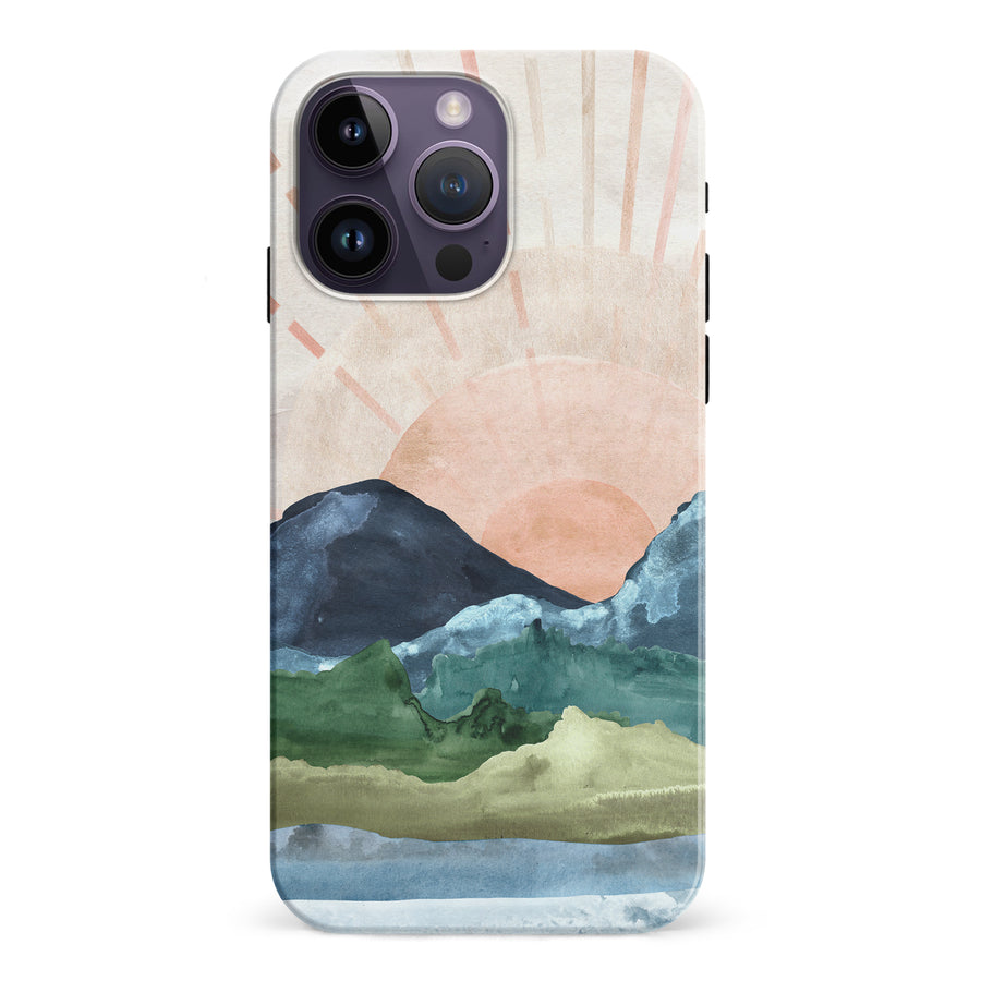 iPhone 15 Pro Here Comes The Sun Phone Case