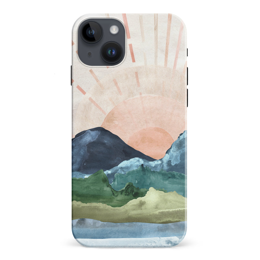 iPhone 15 Plus Here Comes The Sun Phone Case