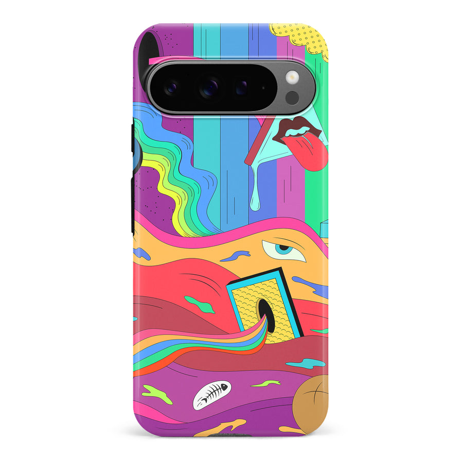 Google Pixel 9 Pro Salvador's Psychedelic Soup Phone Case