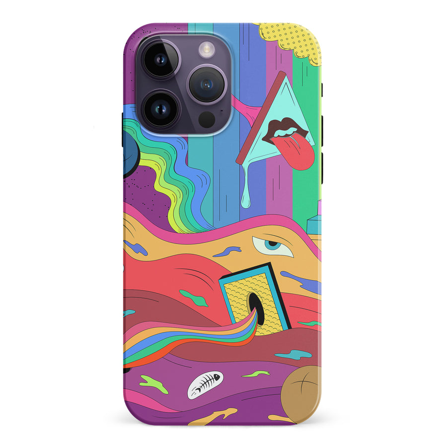 iPhone 15 Pro Salvador's Psychedelic Soup Phone Case
