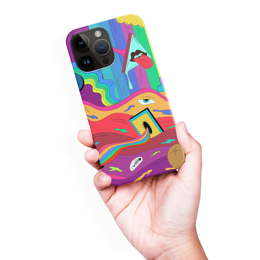 iPhone 15 Pro Max Salvador's Psychedelic Soup Phone Case