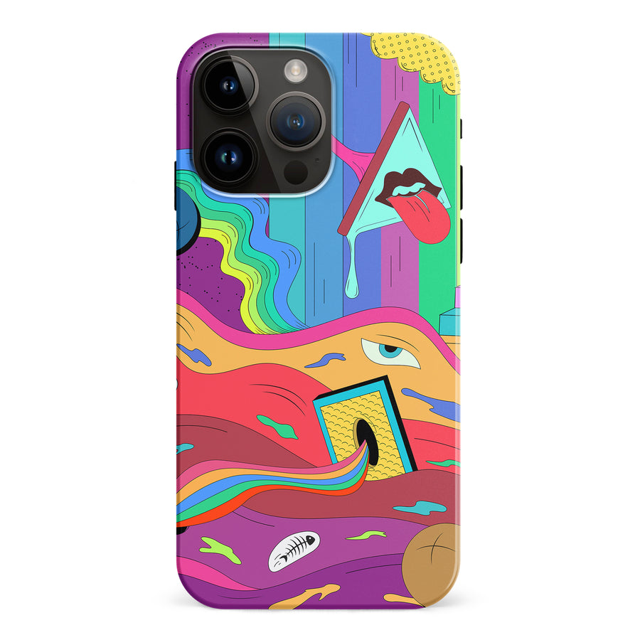 iPhone 15 Pro Max Salvador's Psychedelic Soup Phone Case