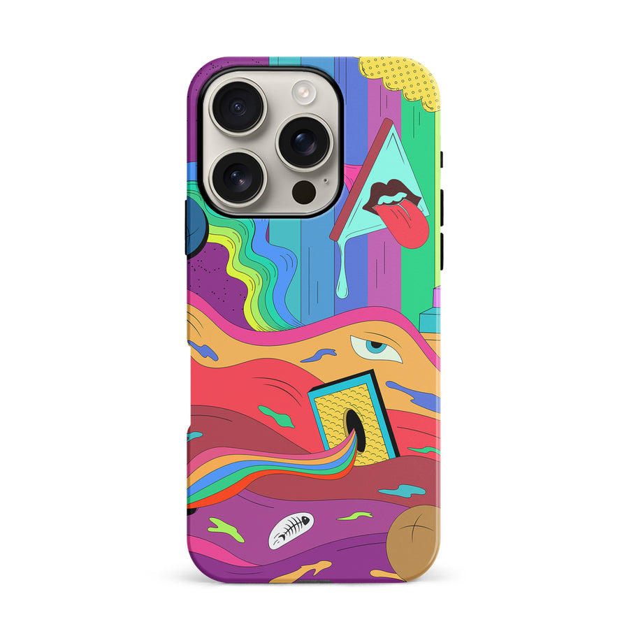 iPhone 16 Pro Salvador's Psychedelic Soup Phone Case