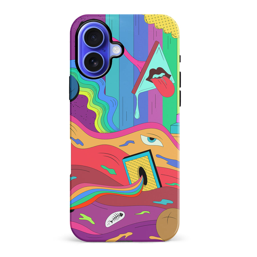 iPhone 16 Plus Salvador's Psychedelic Soup Phone Case
