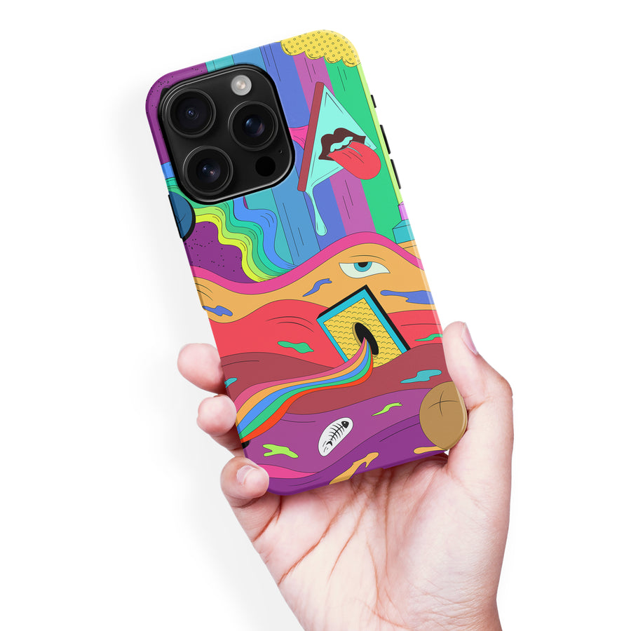 iPhone 16 Pro Max Salvador's Psychedelic Soup Phone Case