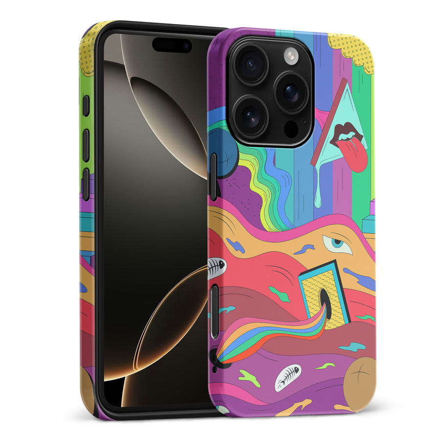 iPhone 16 Pro Max Salvador's Psychedelic Soup Phone Case