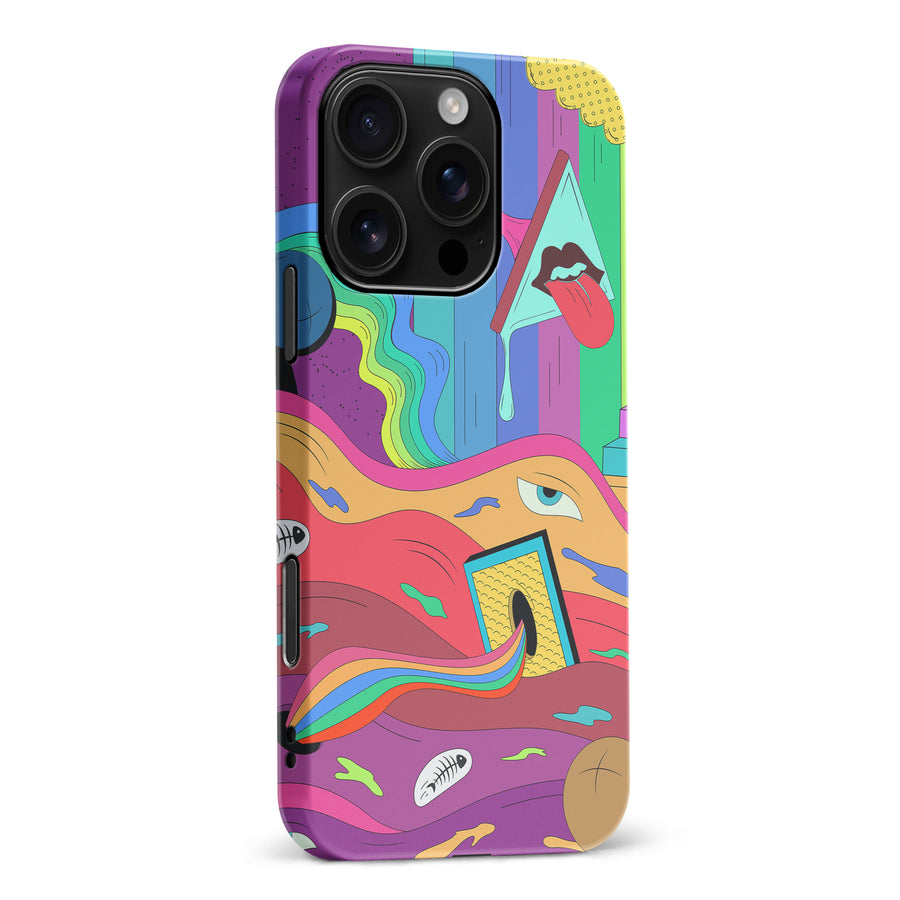 iPhone 16 Pro Max Salvador's Psychedelic Soup Phone Case