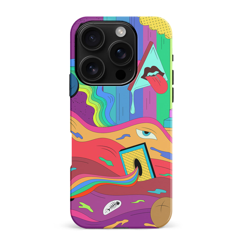 iPhone 16 Pro Max Salvador's Psychedelic Soup Phone Case