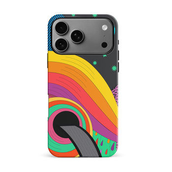 iPhone 17 Pro Max A Space Quest Psychedelic Phone Case