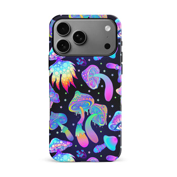 iPhone 17 Pro Max Magic Mushrooms Dark Psychedelic Phone Case