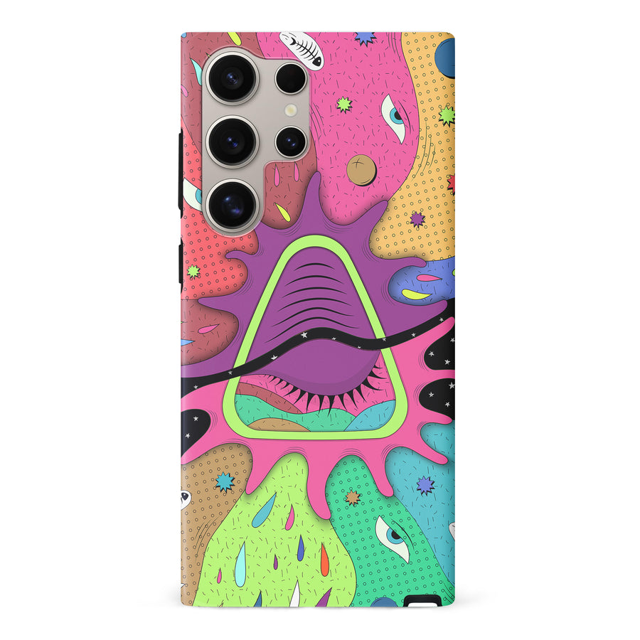 Samsung Galaxy S24 Ultra Salvador's Psychedelic Splat Phone Case