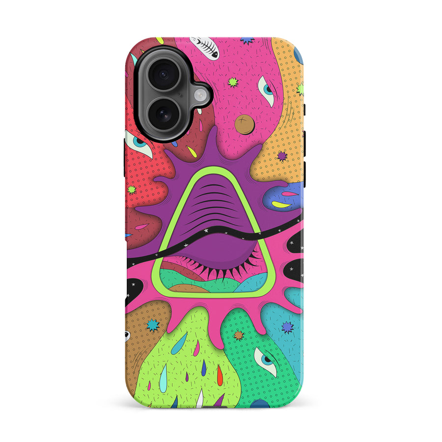 iPhone 16 Salvador's Psychedelic Splat Phone Case