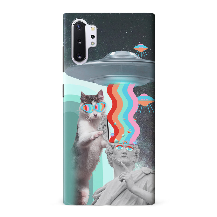 Samsung Galaxy Note 10 Pro Roman Cats in Space Psychedelic Phone Case