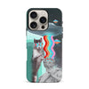 iPhone 16 Pro Roman Cats in Space Psychedelic Phone Case