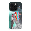 iPhone 16 Pro Max Roman Cats in Space Psychedelic Phone Case
