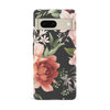 Google Pixel 7 peonies one phone case in black