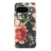 Google Pixel 9 peonies one phone case in black