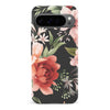 Google Pixel 9 Pro peonies one phone case in black