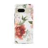 Google Pixel 7 peonies one phone case in white