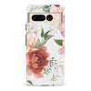 Google Pixel 7 Pro peonies one phone case in white