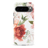 Google Pixel 9 Pro peonies one phone case in white