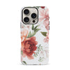iPhone 16 Pro Peonies Floral Phone Case - White
