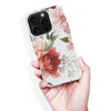 iPhone 16 Pro Max Peonies Floral Phone Case - White