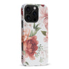 iPhone 16 Pro Max Peonies Floral Phone Case - White