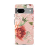 Google Pixel 8A Peonies One Floral Phone Case - Pink
