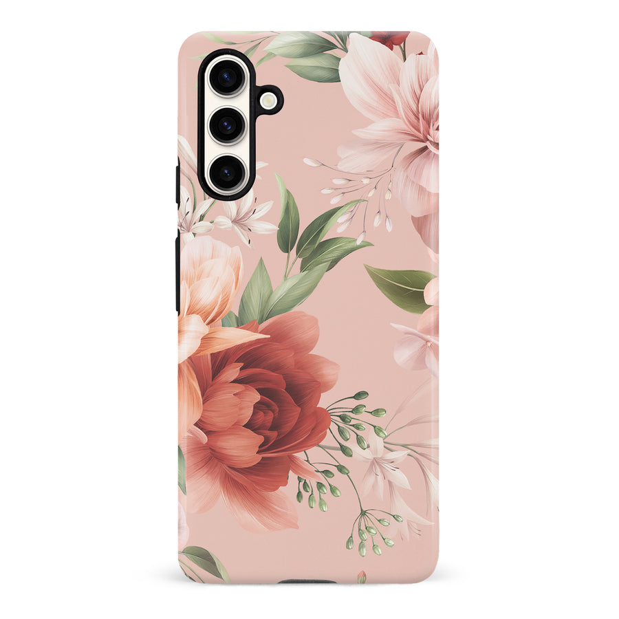 Samsung S23 FE Peonies One Floral Phone Case - Pink