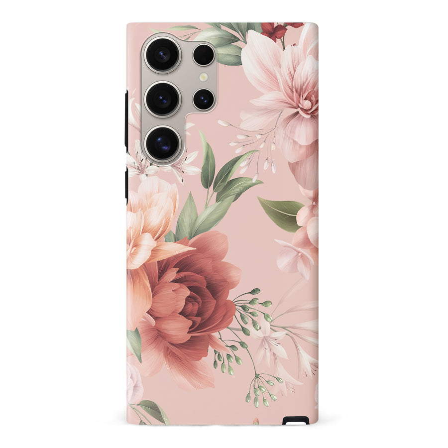 Samsung S24 Ultra Peonies One Floral Phone Case - Pink
