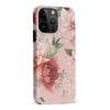 iPhone 15 Pro Max peonies floral phone case in pink