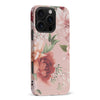 iPhone 16 Pro Max peonies floral phone case in pink
