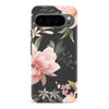Google Pixel 9 Pro Peonies Two Floral Phone Case in Black