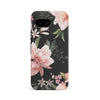 Peonies Two Floral Phone Case - Black