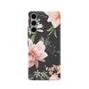 Samsung Galaxy S24 Peonies Two Floral Phone Case in Black