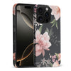 iPhone 16 Pro Max Peonies Floral Phone Case in Black