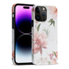 iPhone 15 Pro Max Peonies Floral Phone Case - White