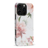 iPhone 16 Pro Max Peonies Two Phone Case in White