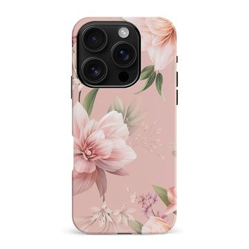 iPhone 16 Pro Max Peonies Two Floral Phone Case in Pink