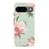 Google Pixel 9 Peonies Two Floral Phone Case in Green