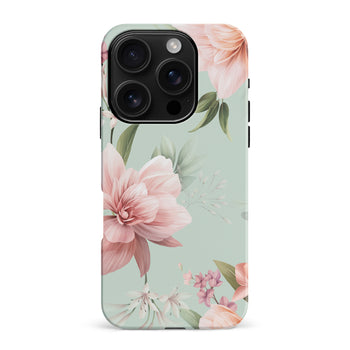 iPhone 16 Pro Max Floral Phone Case in Green